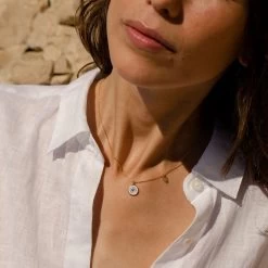 Collier Ras Du Cou CYCLADES - Rose Pâle/ Doré -Accessoires De Mode 02681160 895 TU M2