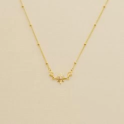 Collier Ras Du Cou OURSE - Cristal / Doré