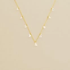 Collier Ras Du Cou PETILLE - Cristal / Doré