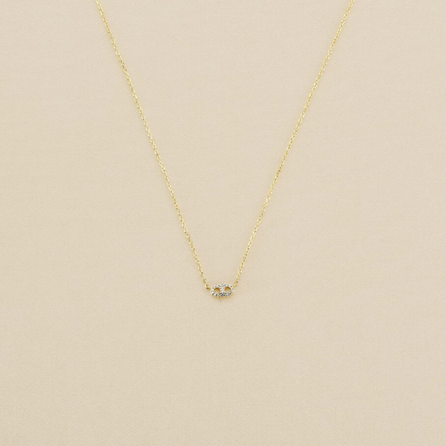 Collier Ras Du Cou ETREINTE - Argenté / Doré 3 Collier Ras Du Cou ETREINTE - Argenté / Doré