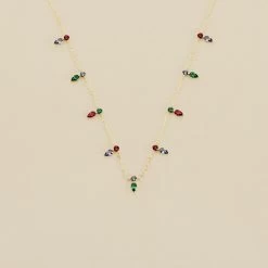 Collier Ras Du Cou ASTRE - Multicolore / Doré