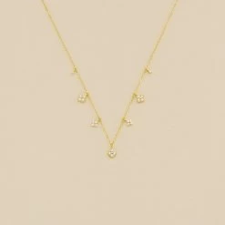 Accessoires De Mode 38 Collier Ras Du Cou BELOVED - Cristal / Doré