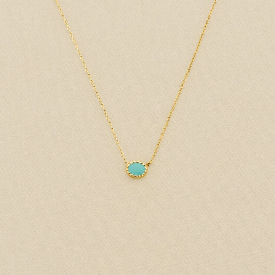 Collier Ras Du Cou ATMA - Lapis/ Bleu 4 Collier Ras Du Cou ATMA - Lapis/ Bleu – Image 2