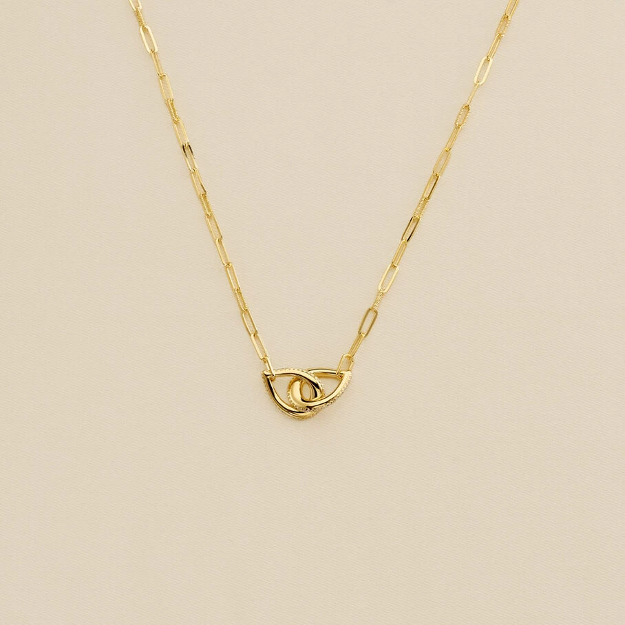 Collier Ras Du Cou GEMINI - Cristal / Doré 3 Collier Ras Du Cou GEMINI - Cristal / Doré