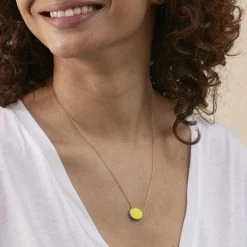 Collier Mi-long ATMA - Amazonite/ Jaune 8 Collier Mi-long ATMA - Amazonite/ Jaune -Accessoires De Mode 02690140 780 TU M1